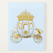 Chariot de château de princesse royale Fille Bleu (Dos)