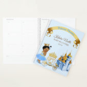 Chariot de château de princesse royale Fille Bleu (Devant avec enveloppe)
