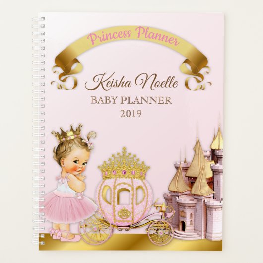 Chariot de Château de Princesse Royale Fille Rose (Devant)