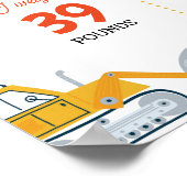 Chariot de construction Anniversaire Poster du jal (Coin)