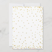 Chariot de Noël Noël Invitation florale (Dos)