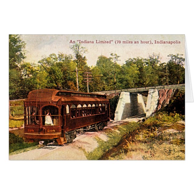 Chariot électrique 1915 d'Indianapolis, Indiana (Devant horizontal)