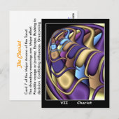 Chariot Tarot-kaart Briefkaart (Voorkant / Achterkant)