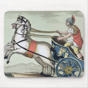 Charioter, van "L'Antica Roma", 1825 (met kleurenv Muismat