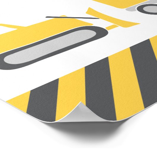 Chariots de construction Poster d'accueil pour la (Coin)