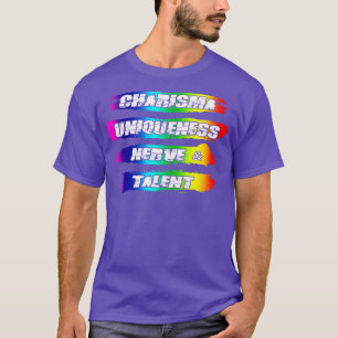 Charisma Unieke Zenuwtalent Rainbow Pride T-shirt