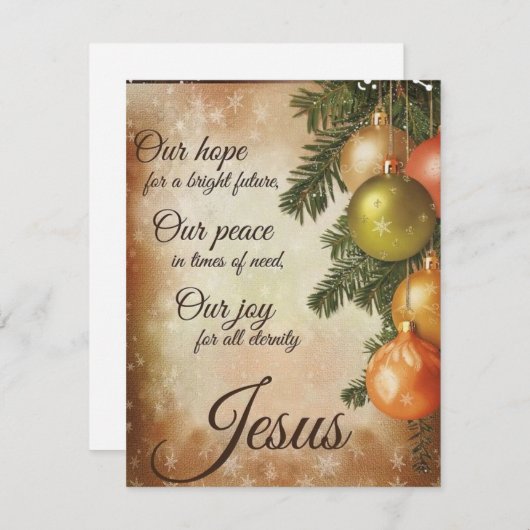 charismas - kaart (Voorkant / Achterkant)