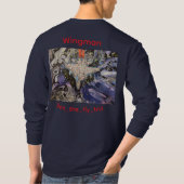 Charitable Wingman Long Sleeve- Men's T-shirt (Achterkant)