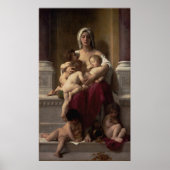 Chariteit van William Adolphe Bouguereau Poster (Voorkant)