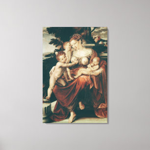 Charity, 1544-58 canvas afdruk