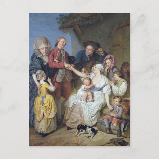 Charity, 1777 briefkaart (Voorkant)
