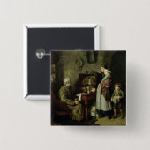 Charity 2 vierkante button 5,1 cm (Voorkant /achterkant)