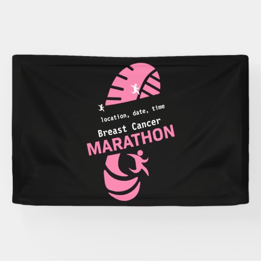 Charity marathon promotionele evenementen koopwaar spandoek (Horizontaal)