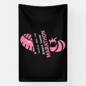 Charity marathon promotionele evenementen koopwaar spandoek (Verticaal)