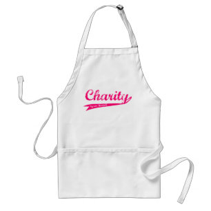 Charity Nooit Faileth LDS Relief Society Standaard Schort