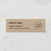 Charity Organization Logo, Organizer Mini Visitekaartje (Voorkant)