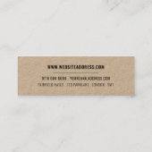 Charity Organization Logo, Organizer Mini Visitekaartje (Achterkant)