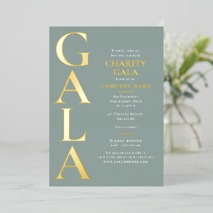 Charitygala sjabloon Fundraising evenement Groen G