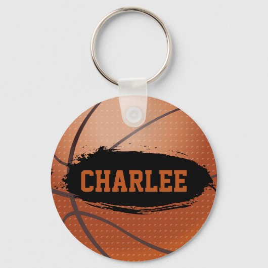 Charlee Persoonlijke Basketball Sleutelhanger / Ke (Voorkant)