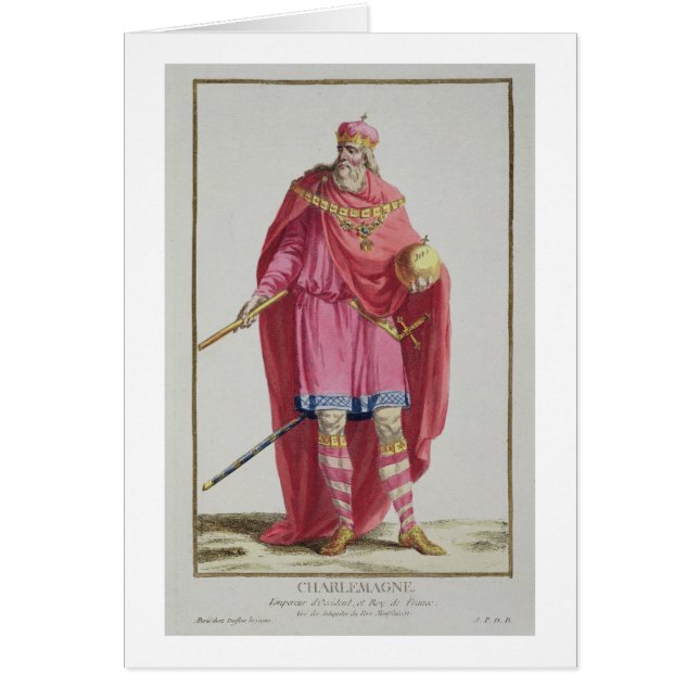 Charlemagne (742-814) de 'DES Estampes de Receuil, (Devant)
