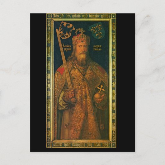 Charlemagne par carte postale Dürer (Devant)