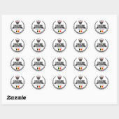 Charleroi Ronde Sticker (Vel)