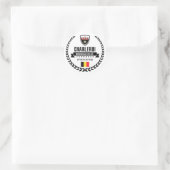 Charleroi Ronde Sticker (Tas)