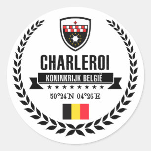 Charleroi Ronde Sticker