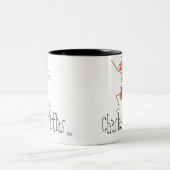 Charles Antlas™_classic pose Tweekleurige Koffiemok (Center)