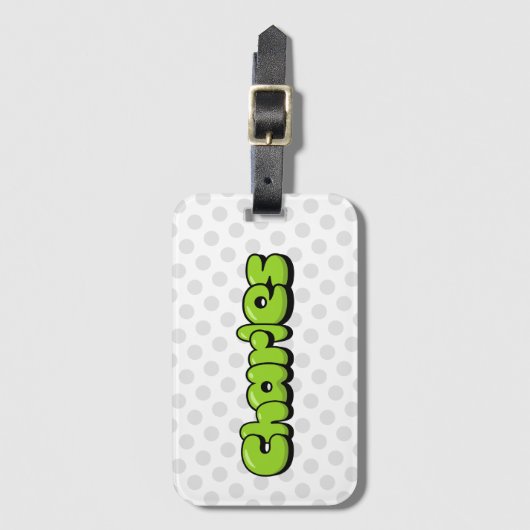 Charles Bagagelabel (Voorkant (verticaal))