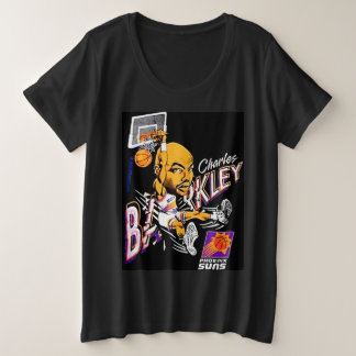 Charles Barkley Retro Basketball Cartoon Worn