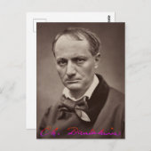 Charles Baudelaire Briefkaart (Voorkant / Achterkant)