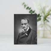Charles Baudelaire -  foto 1878 Briefkaart (Staand voorkant)