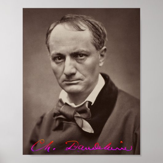 Charles Baudelaire Poster (Voorkant)