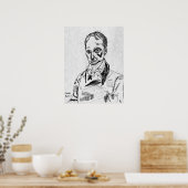 Charles Baudelaire Poster (Keuken)