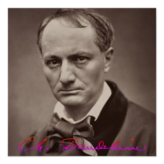 Charles Baudelaire Poster Perfect Poster (Voorkant)