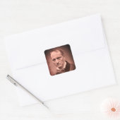 Charles Baudelaire Square Sticker (Envelop)