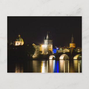 Charles Bridge en de Vltava Briefkaart