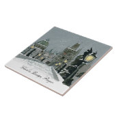 Charles Bridge grote keramische tegels Tegeltje (Zijkant)