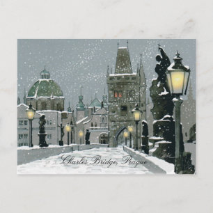 Charles Bridge-postkaart Briefkaart