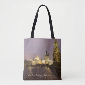Charles Bridge, Prague souvenir foto Draagtas
