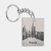 Charles-brug in Praag Sleutelhanger (Voorkant Links)