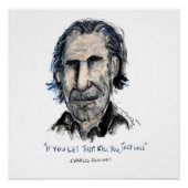 Charles Bukowski Perfect Poster (Voorkant)