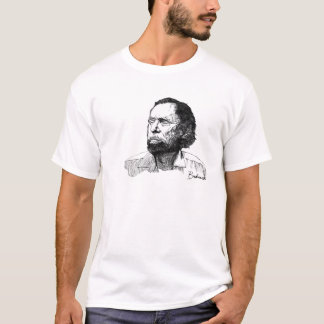 Charles Bukowski Portrait T-shirt