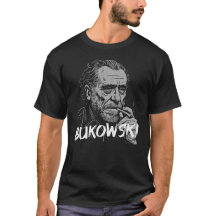 Charles Bukowski Portret met Sigaret