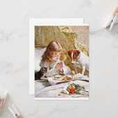 Charles Burton Barber - Suspense Kaart (Voorkant / Achterkant in situ)