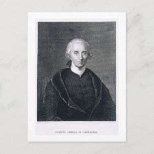 Charles Carroll van Carrollton, gegraveerd door As Briefkaart