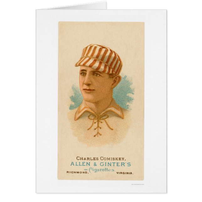 Charles Comiskey Baseball 1887 (Voorkant)