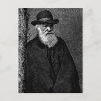 Charles Darwin briefkaart