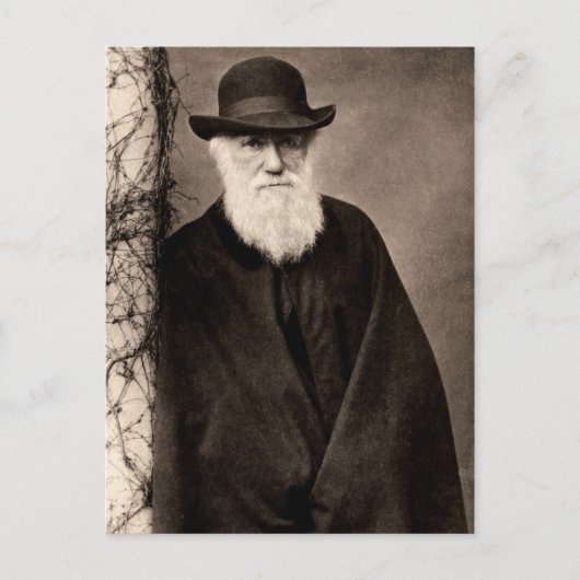 Charles Darwin briefkaart (Voorkant)